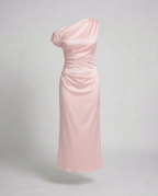 Women's Asymmetrical Evening Dress with One Shoulder