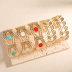 Women Open Bangle with Artistic Braiding Pattern Hapa Style