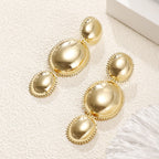 Women's earrings in artistic, structured design Hapa Style