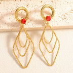 Women's earrings with elegant, shimmering design Hapa Style