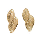 Ladies' bangle with artistic leaf design Hapa Style