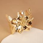 Women's elegant bracelet with artistic floral design Hapa Style