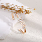 Ladies bracelet with elaborate infinity symbol and sparkling zirconia Hapa Style