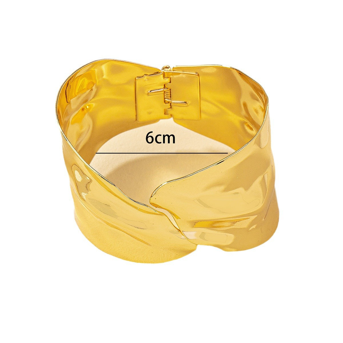 Women's Open Bangle in Stylish, Curved Design Hapa Style