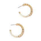 Ladies hoop earrings with intricate structures Hapa Style