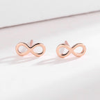 Ladies earrings in infinity design made of high-quality material Hapa Style