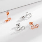 Ladies earrings in infinity design made of high-quality material Hapa Style