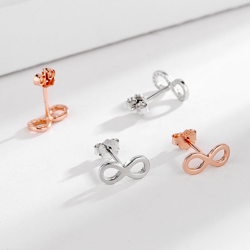 Ladies earrings in infinity design made of high-quality material Hapa Style