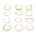 Ladies' bangle with elegant curved design Hapa Style