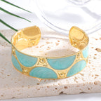 Women's cuff bracelet with artistic design Hapa Style