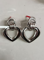 Women’s earrings in modern heart design Hapa Style