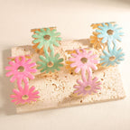 Women's bangle with floral flower pattern Hapa Style