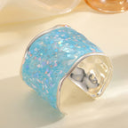 Women's Glittering Ring made of high-quality Epoxy Resin Hapa Style