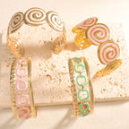 Women's cuff with elegant spiral design Hapa Style
