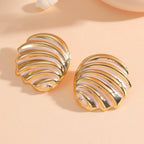Women's ear clips in maritime shell design Hapa Style