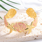 Ladies Elegant Wave-Shaped Bracelets Hapa Style