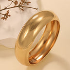 Women's Wide Gold Bracelet Hapa Style