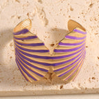 Women's bangle with elegant shell design Hapa Style