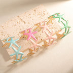 Ladies bracelet with intricate starfish design Hapa Style