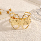 Women's bracelet with ornate butterfly design Hapa Style