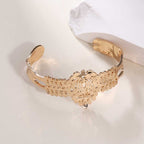 Women's Open Bangle in Modern Bamboo Design Hapa Style