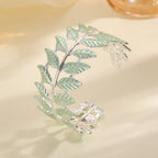 Ladies bracelet in elegant leaf design Hapa Style