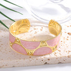 Women's cuff bracelet with artistic design Hapa Style