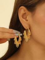 Women artistically designed hoops Hapa Style