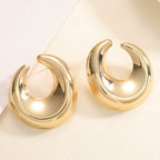 Women's earrings with elegant curved design Hapa Style