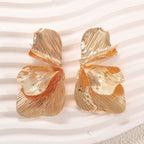 Women's ear clips in an elegant, textured design Hapa Style