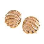 Women's ear clips in maritime shell design Hapa Style