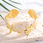 Ladies Elegant Wave-Shaped Bracelets Hapa Style