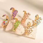 Ladies Open Bangle in Elegant Snake Design Hapa Style