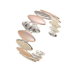 Women Open Bangle with Unique Textured Design Hapa Style