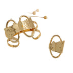 Women's bracelet with ornate butterfly design Hapa Style