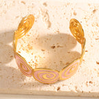 Women's cuff with elegant spiral design Hapa Style