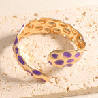Ladies Open Bangle in Elegant Snake Design Hapa Style
