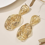 Women's Hanging Earrings in Artful Wire Design Hapa Style