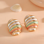 Women's ear clips in maritime shell design Hapa Style