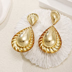 Women's earrings in artistic, structured design Hapa Style
