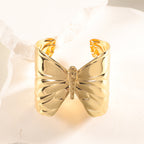Women Open Bangle with Artistic Relief Design Hapa Style