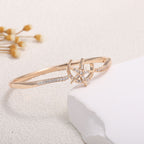 Ladies bracelet with elaborate infinity symbol and sparkling zirconia Hapa Style