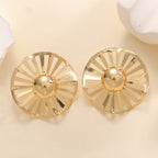 Ladies fashionable statement earrings with luxurious, geometric design Hapa Style