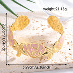 Ladies Elegant Wave-Shaped Bracelets Hapa Style