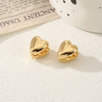 Women's heart-shaped ear clips Hapa Style