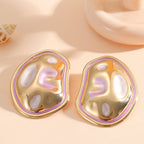 Ladies Hanging Earrings in a modern, organic design Hapa Style