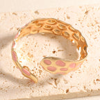 Ladies Open Bangle in Elegant Snake Design Hapa Style