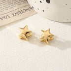 Women's heart-shaped ear clips Hapa Style