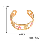 Ladies bracelet with intricate starfish design Hapa Style