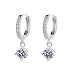 Ladies earrings with sparkling crystals and high-quality gold plating Hapa Style